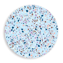 Absorbent drink coasters set - Terrazzo Blue