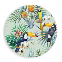 Absorbent drink coasters - Toucan